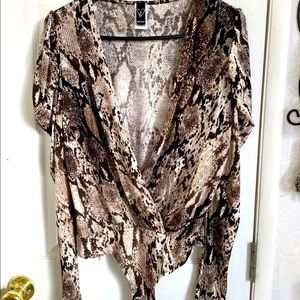 Windsor leopard bodysuit LARGE